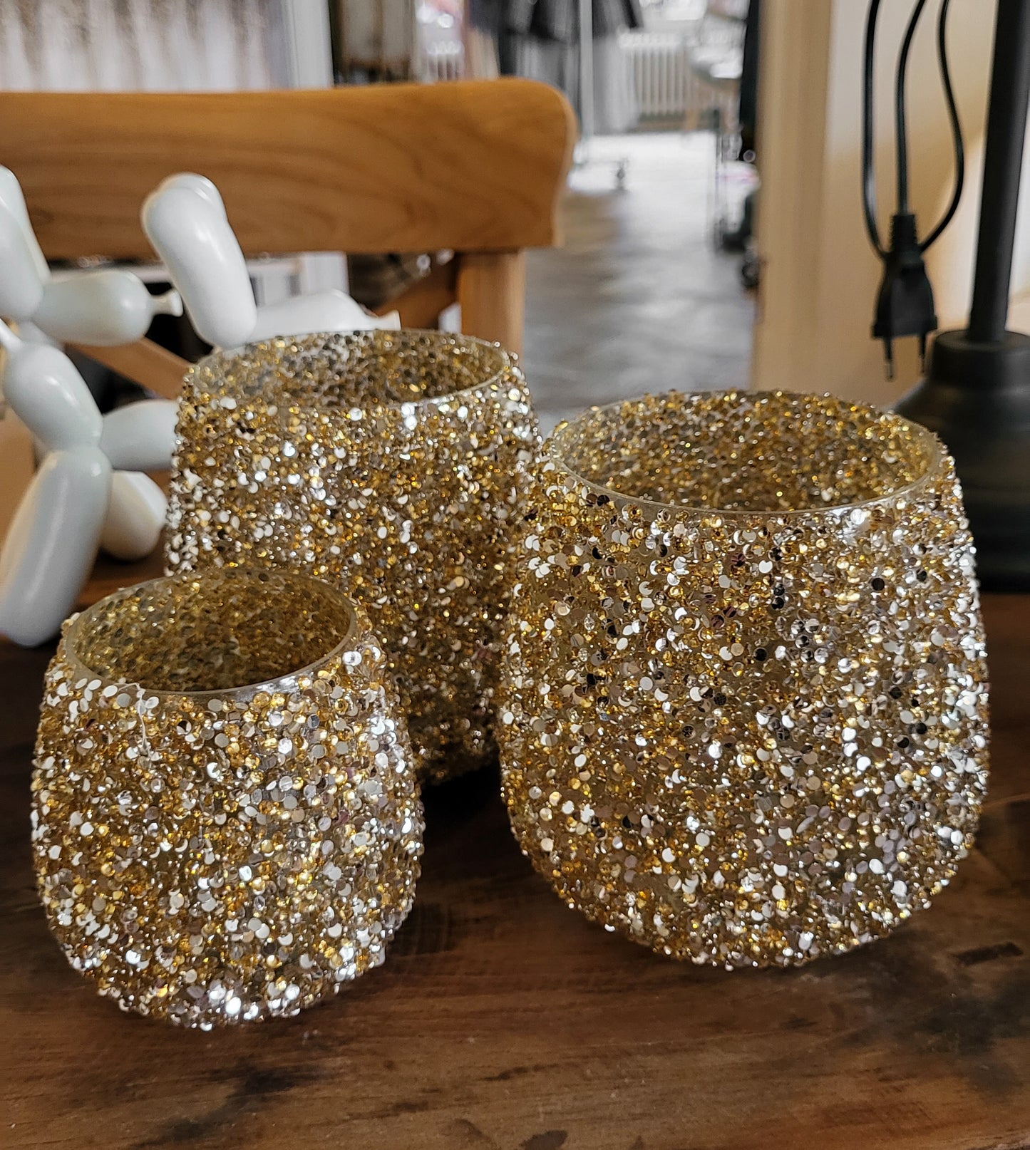 Waxinehouder strass S