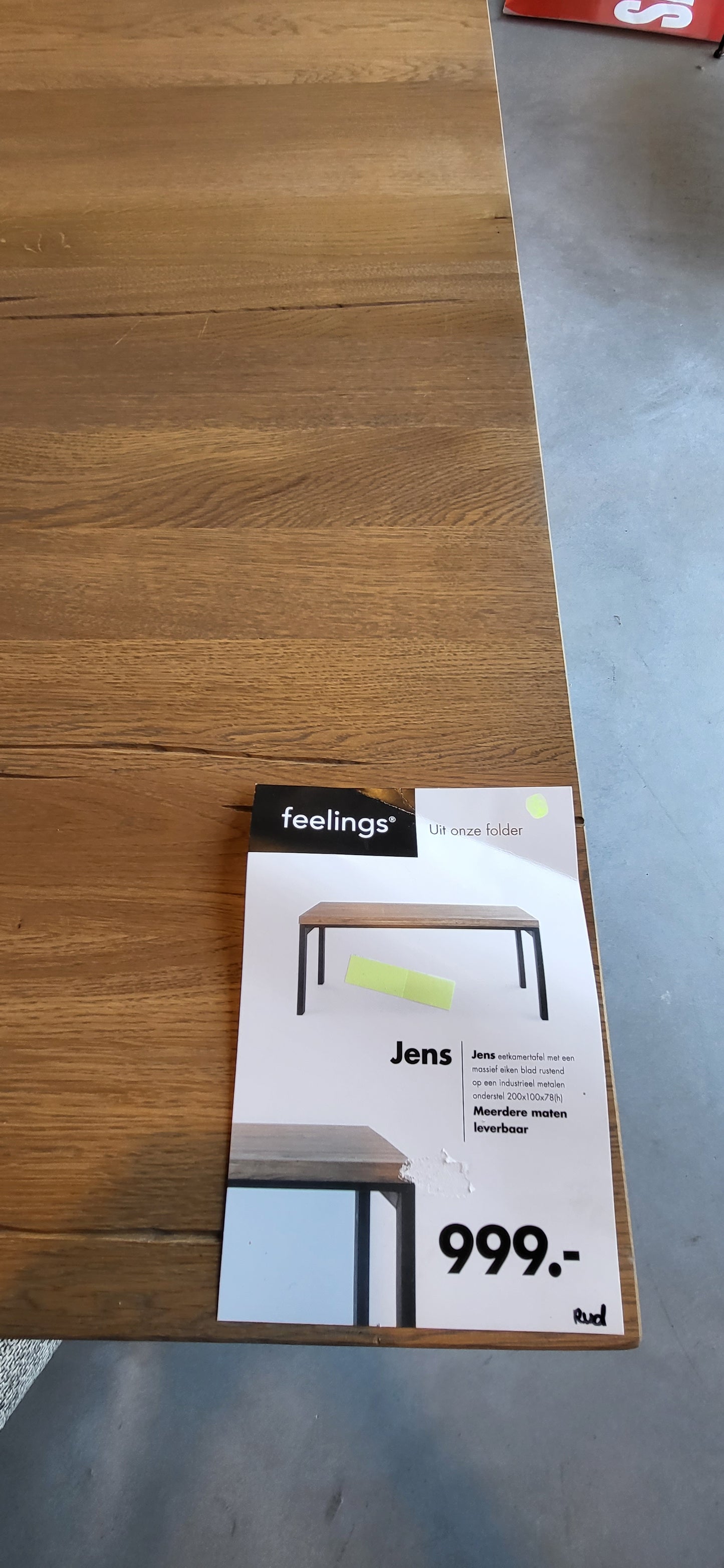 Eetkamertafel Jens