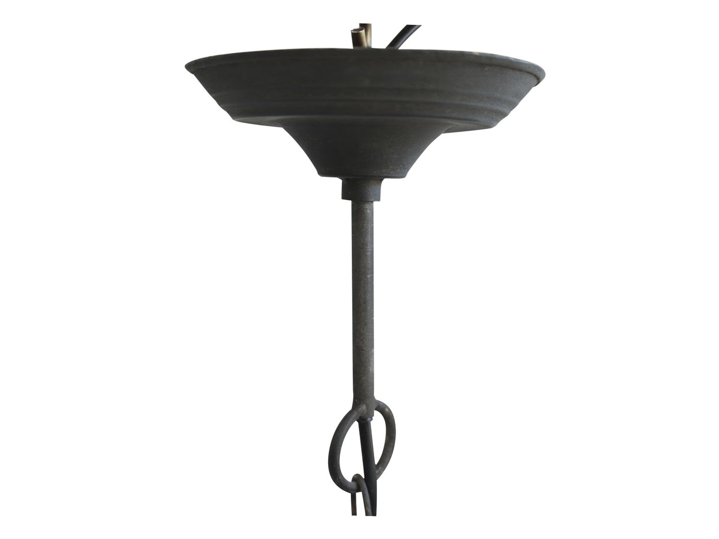 Industriële hanglamp H32,5/D36cm antiek zwart