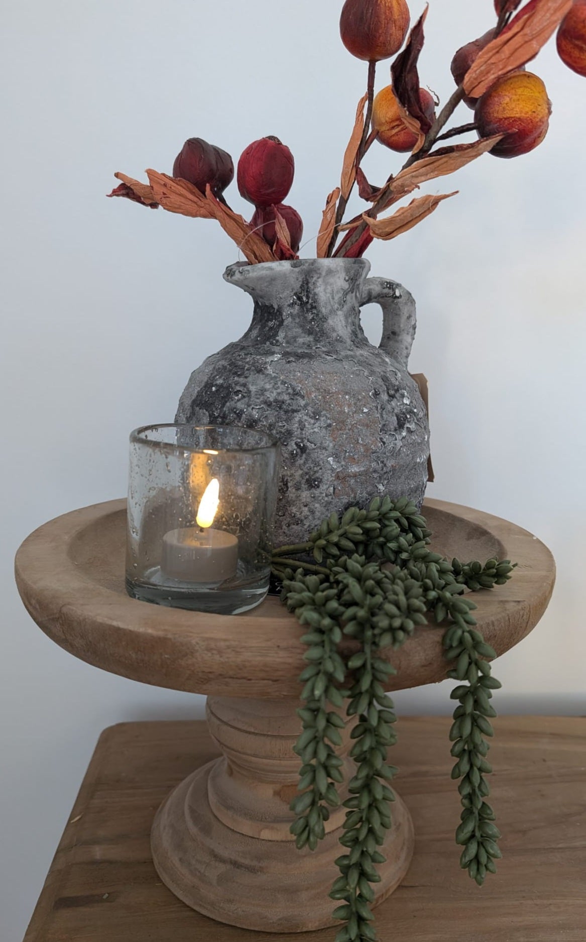 Led waxinelichtjes beige 2 stuks