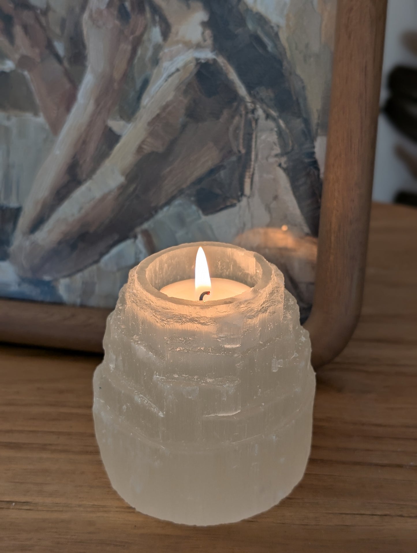 Seleniet waxinelichthouder