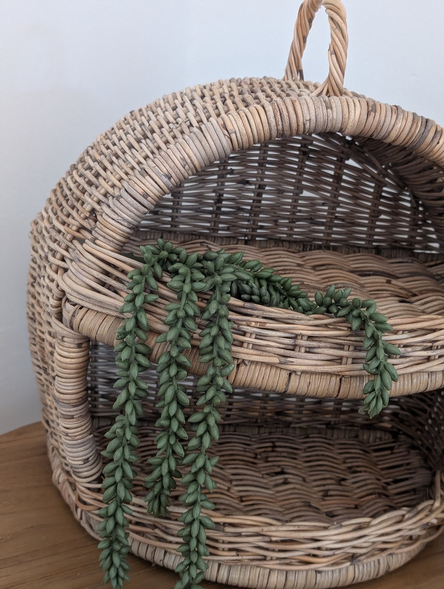 Rotan kastje 2 laags