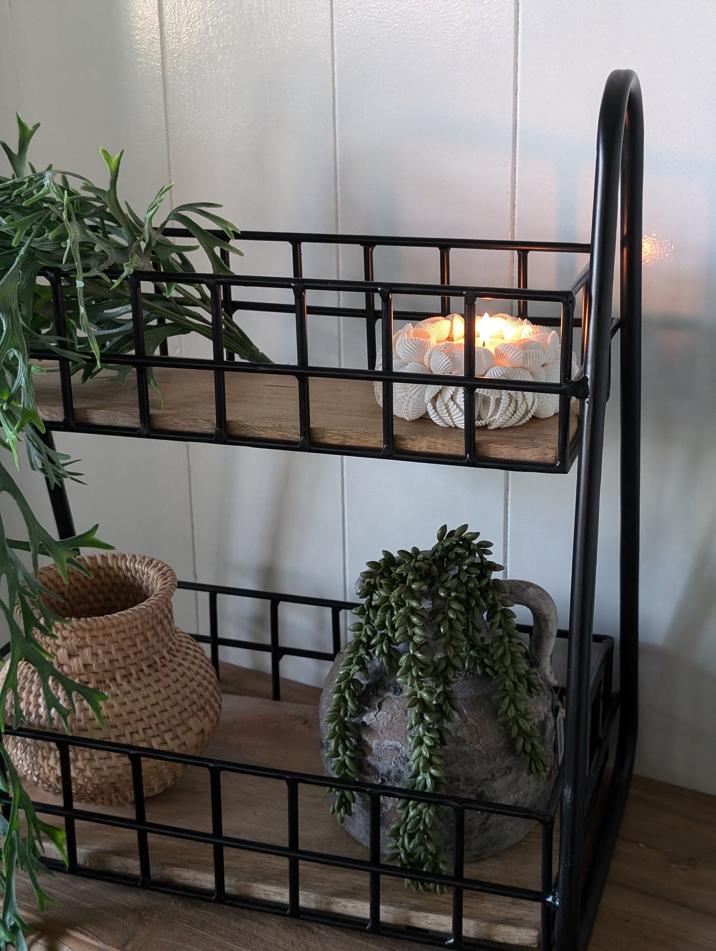 Keukenrek hout - metaal