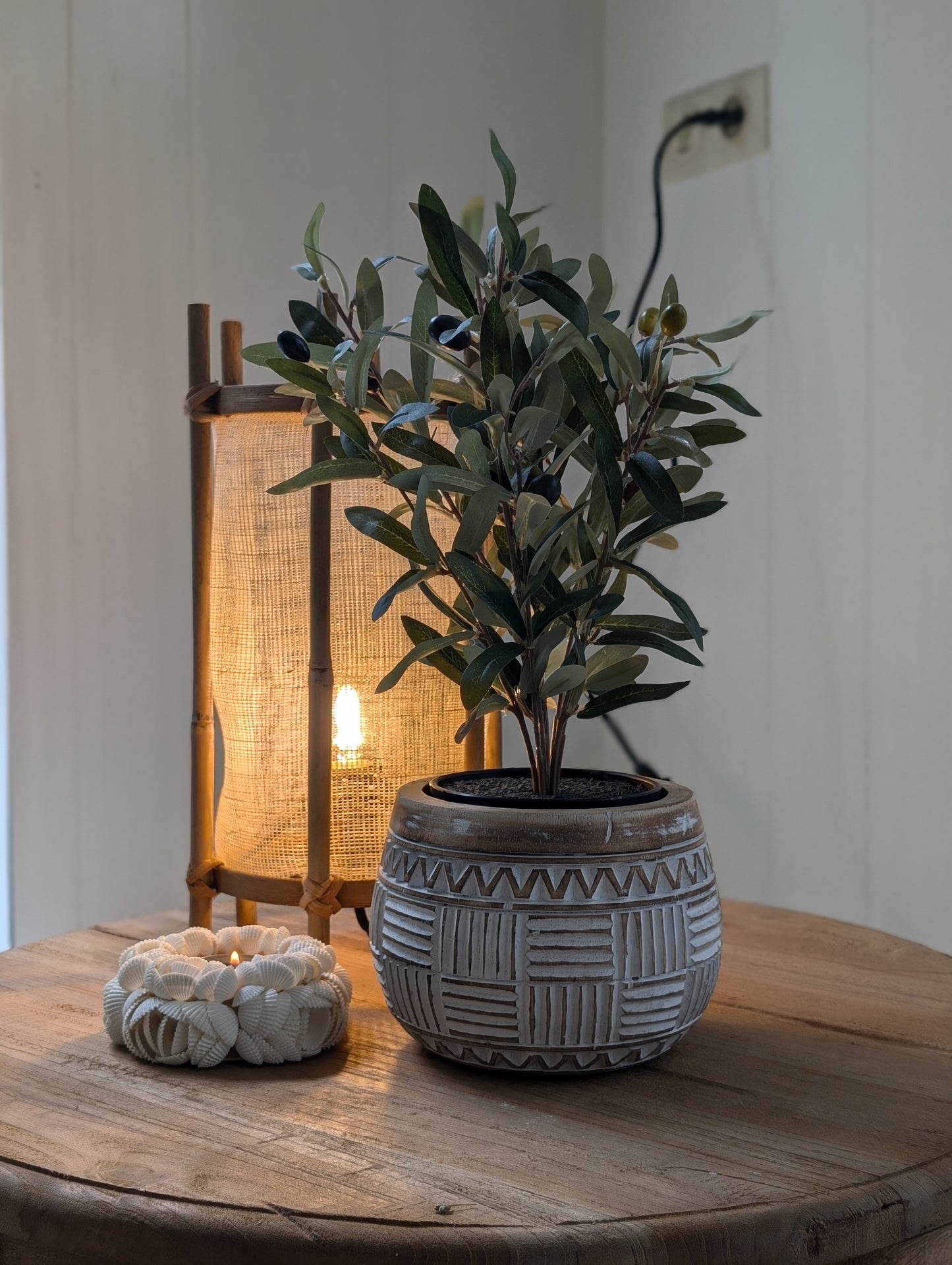 Prachtige Bamboe lamp