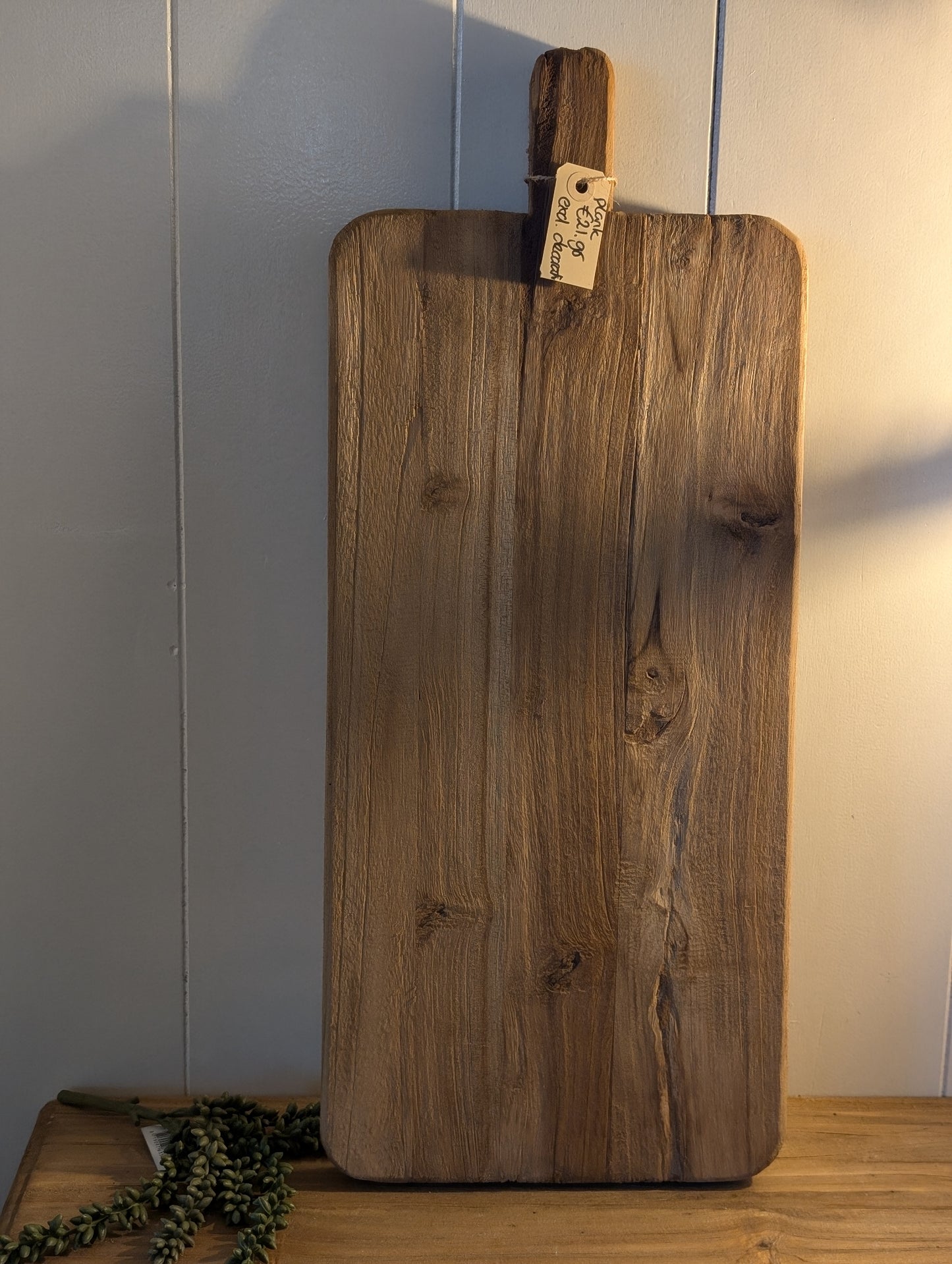 Houten plank met handvat maat S