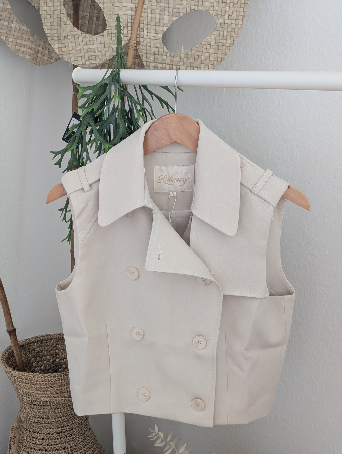 Gilet met knoopjes