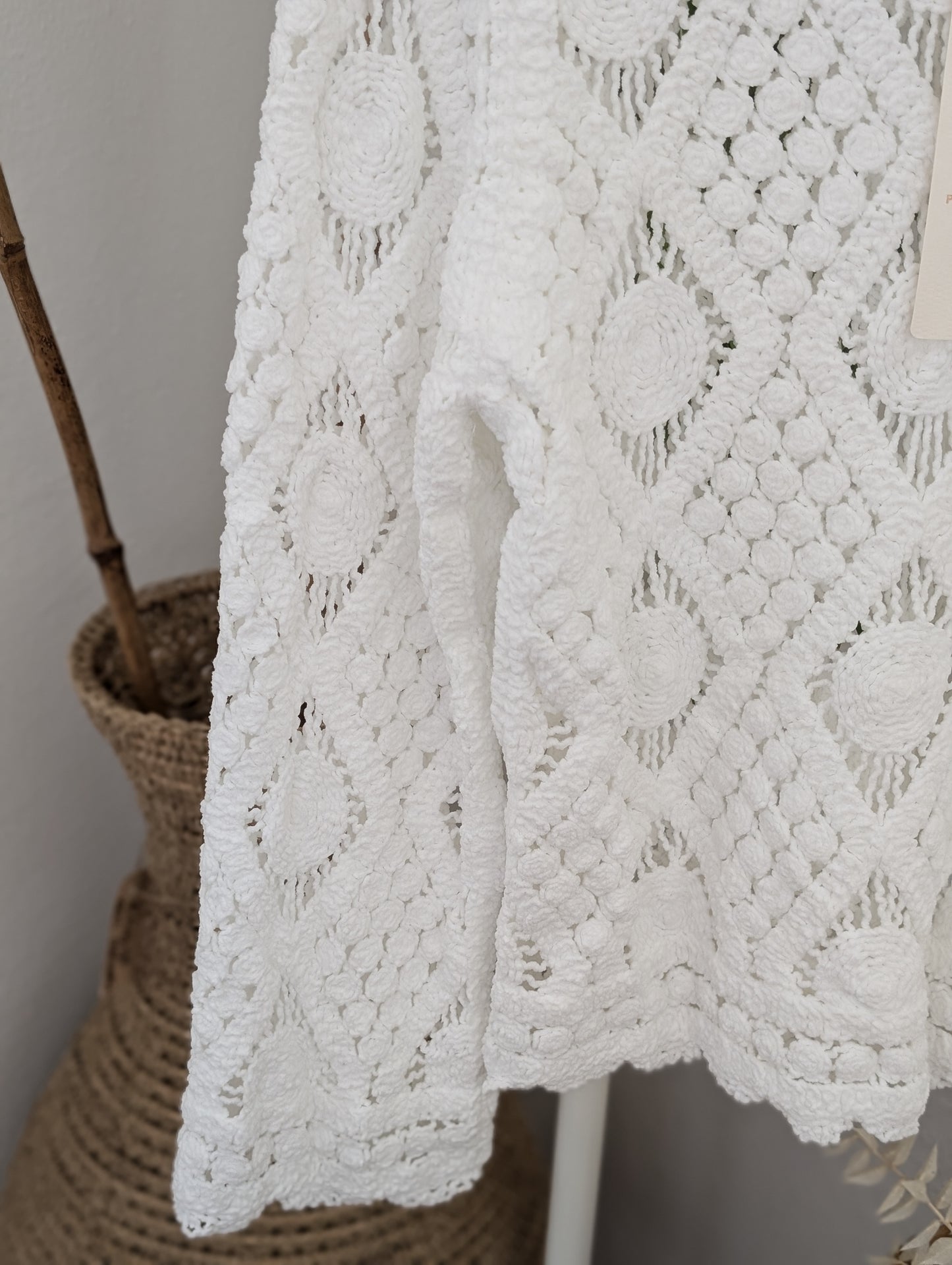 Wit truitje met lange mouw