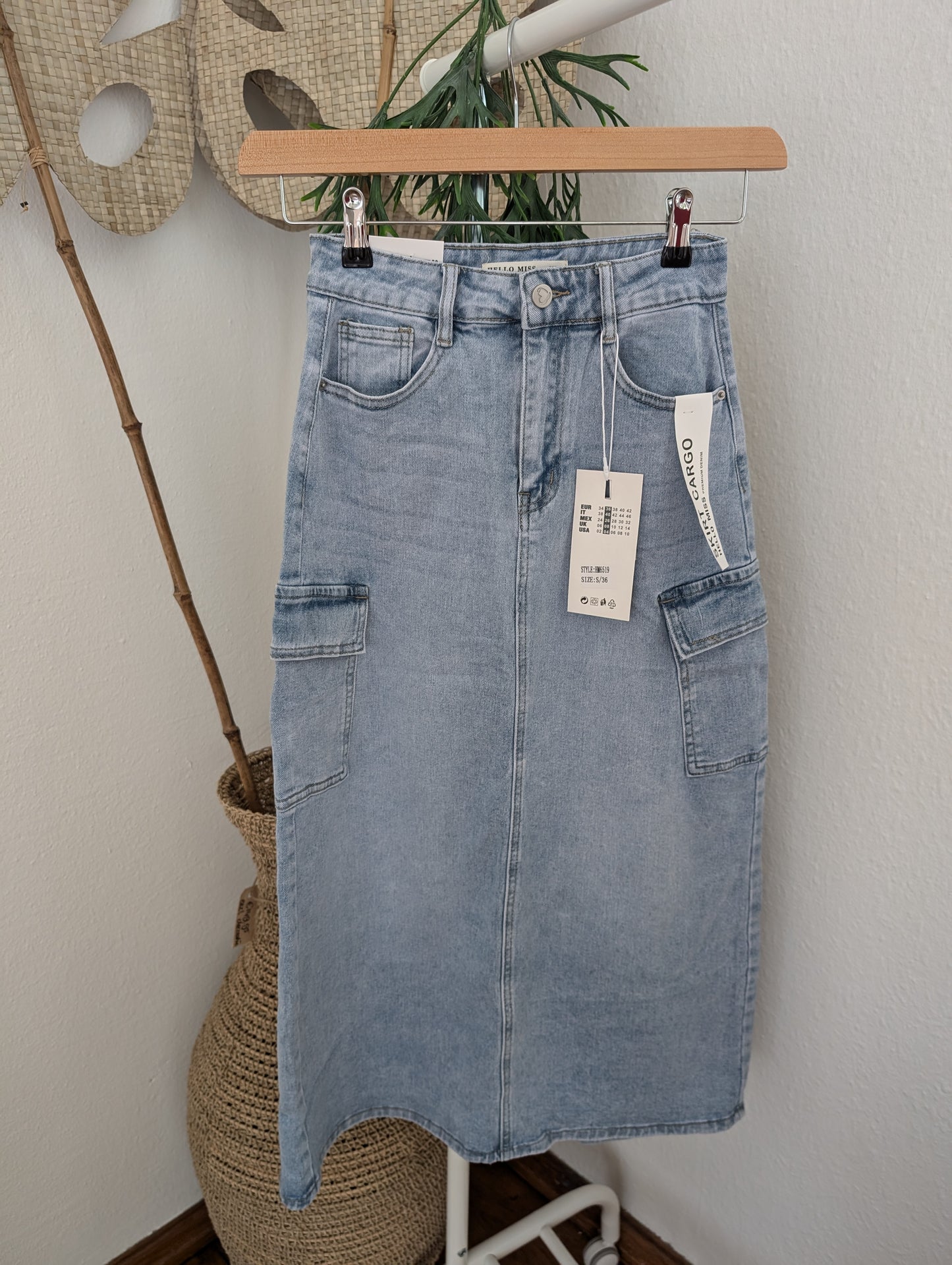 Cargo jeans rok