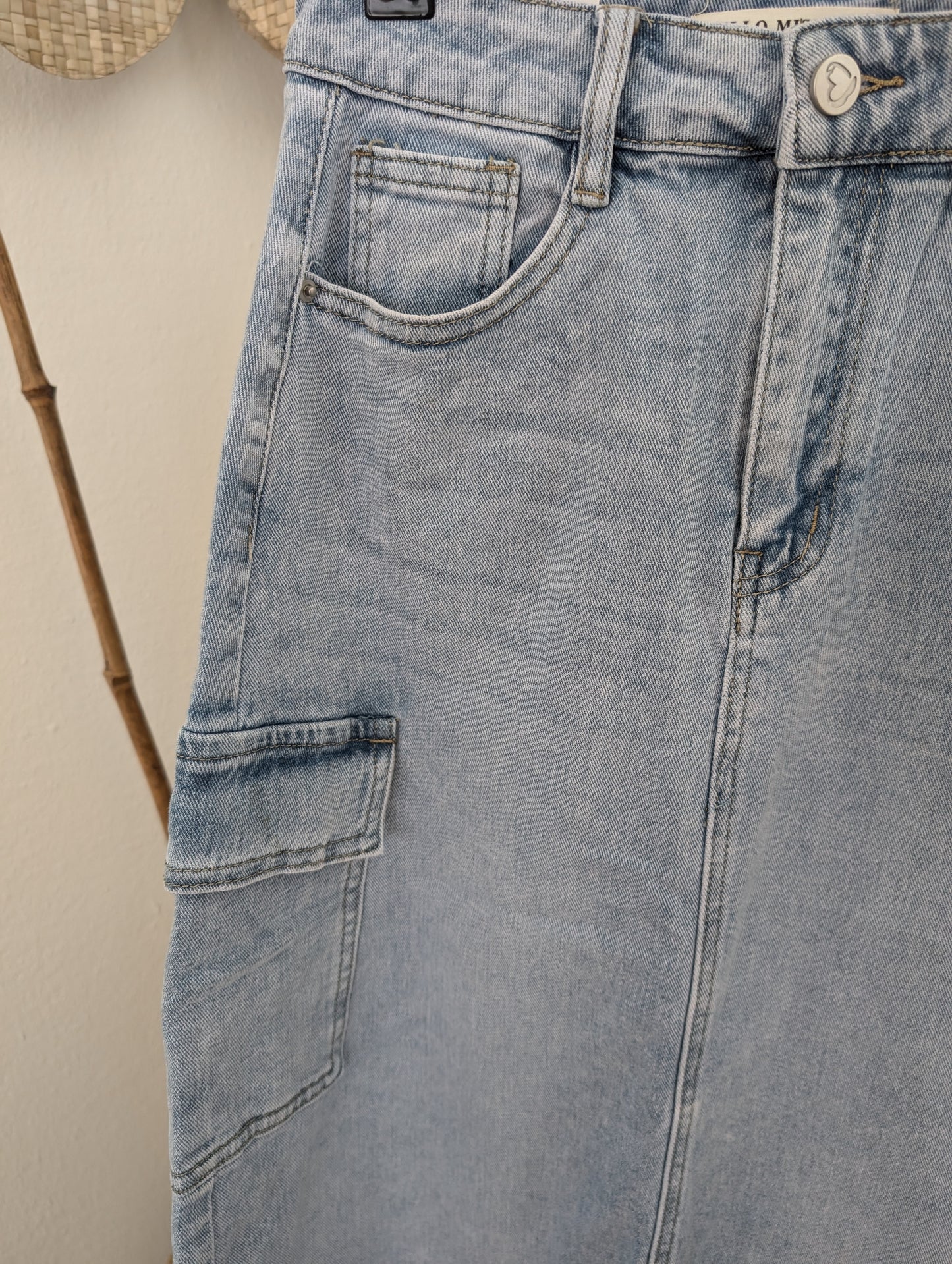 Cargo jeans rok