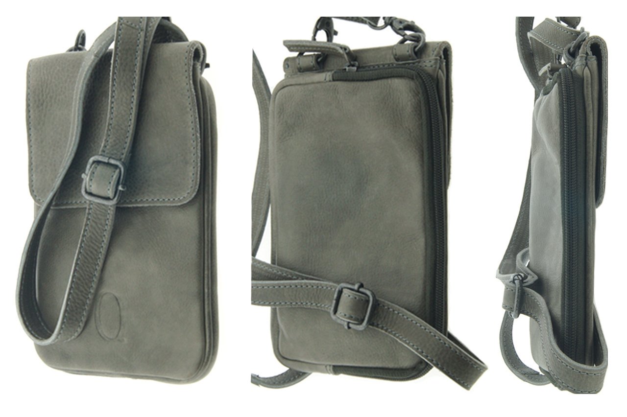 QOSS tasje MIRRE taupe kleur