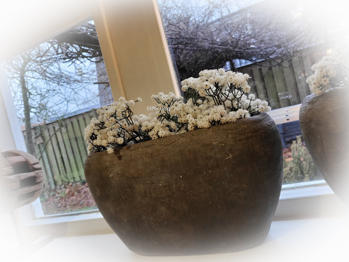 Bundeltje kunst gipskruid creme