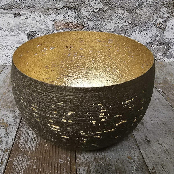 Waxinebol aluminium maat L