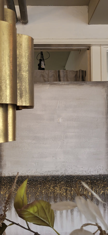 Schilderij relief goud-bruin