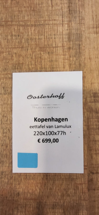 Eetkamer tafel Kopenhagen