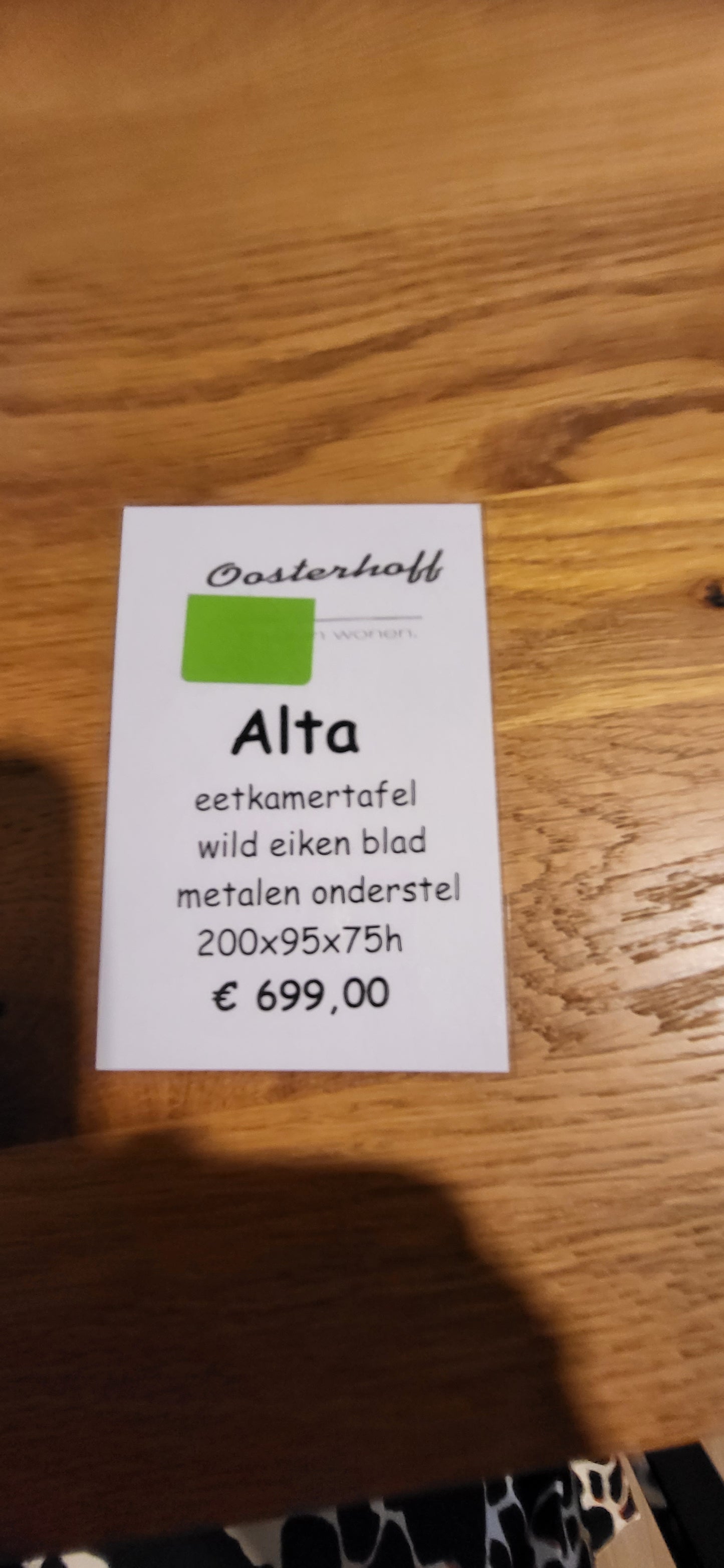 Eetkamertafel Alta