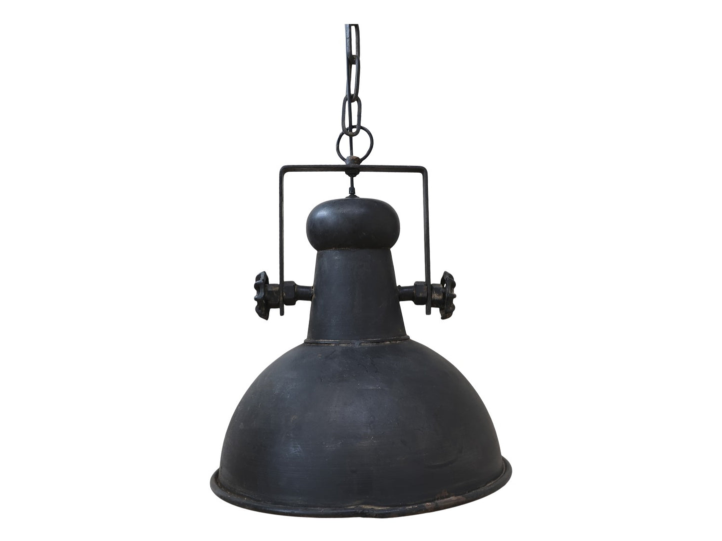 Industriële hanglamp H40/D32 cm antiek zwart