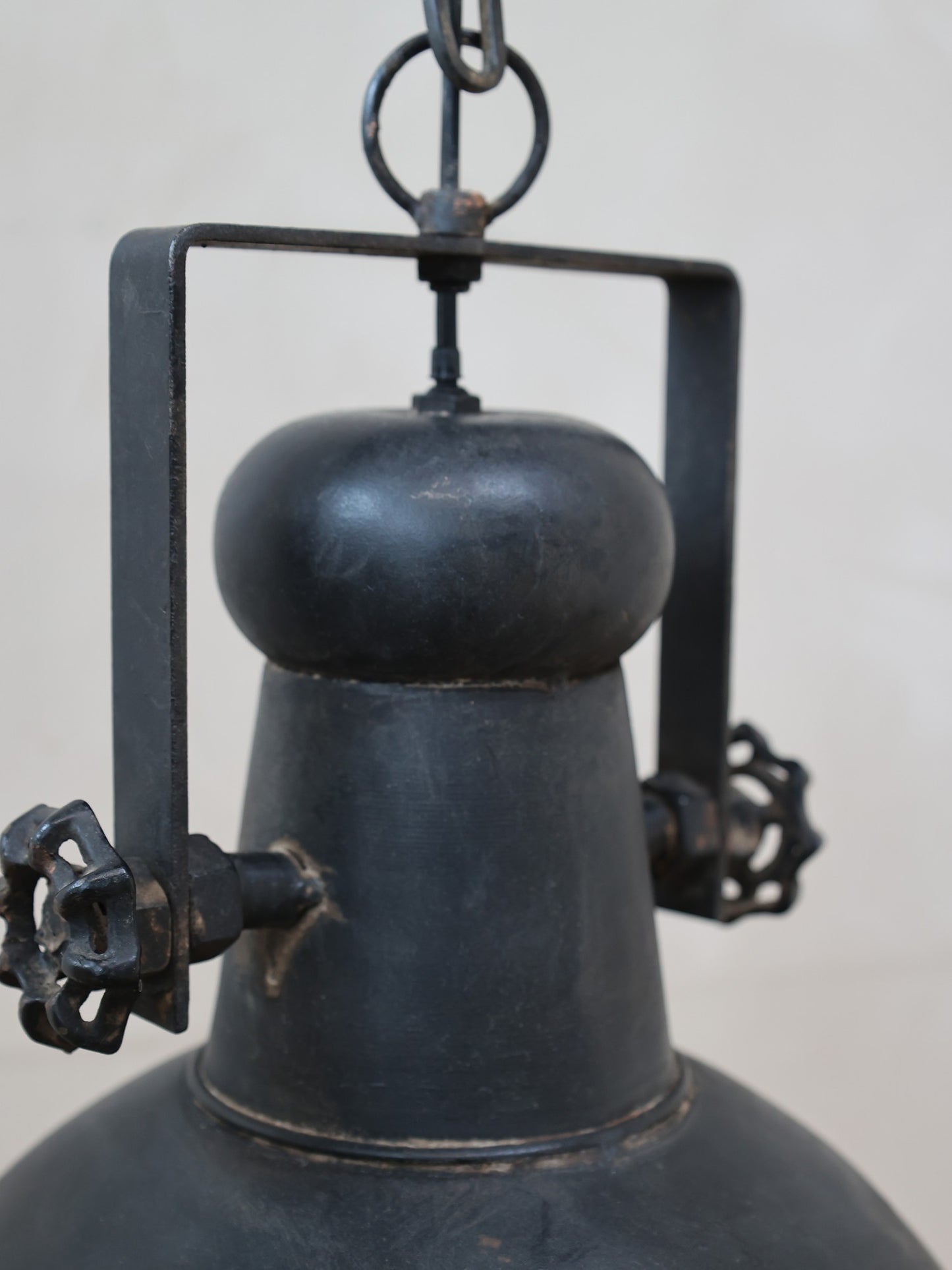 Industriële hanglamp H40/D32 cm antiek zwart