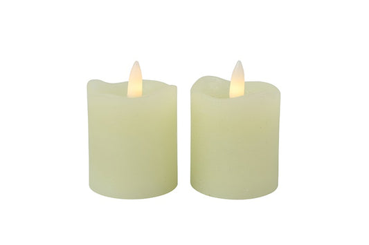 Led kaars creme