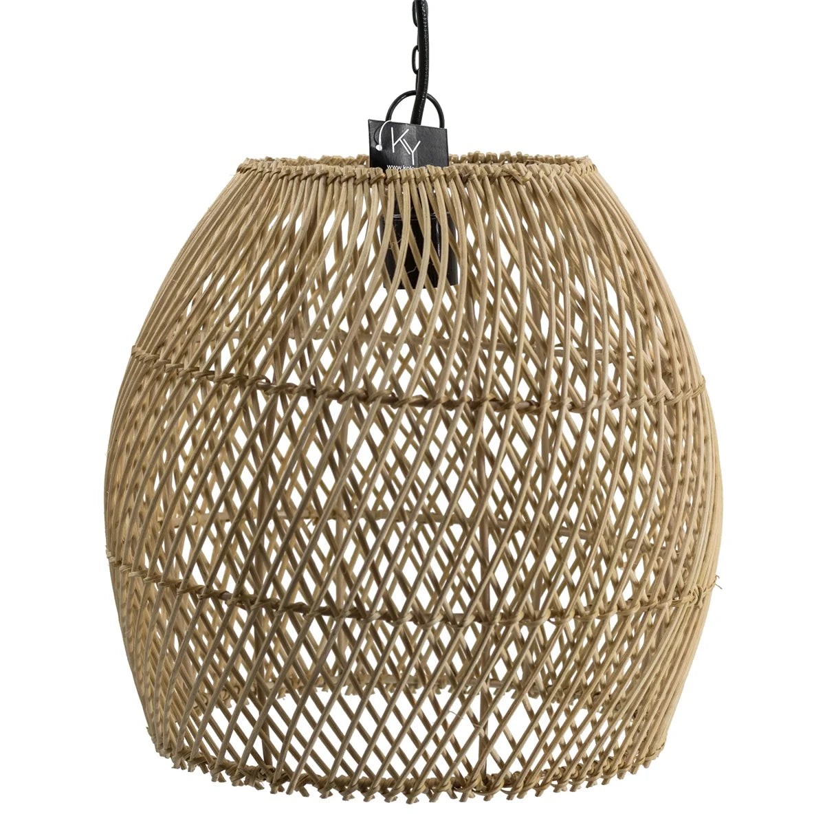 Rotan hanglamp maat: M