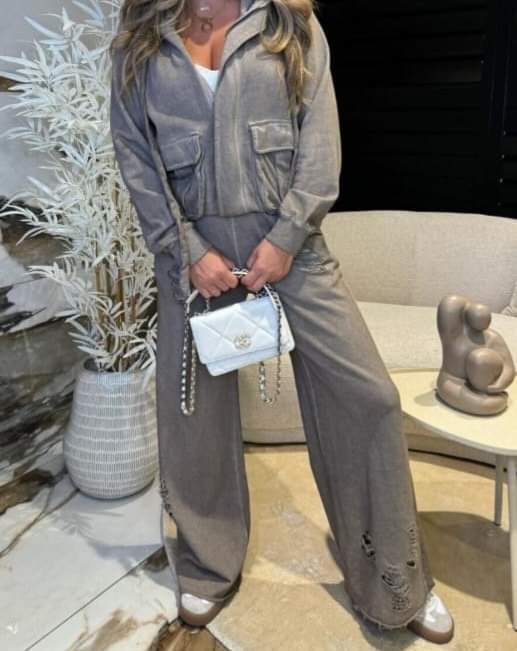 Broek taupe