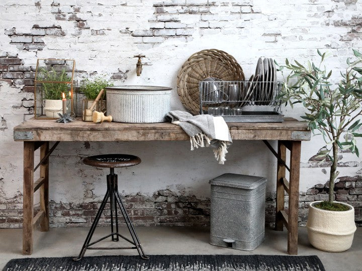 Houten tafel mooie oude look