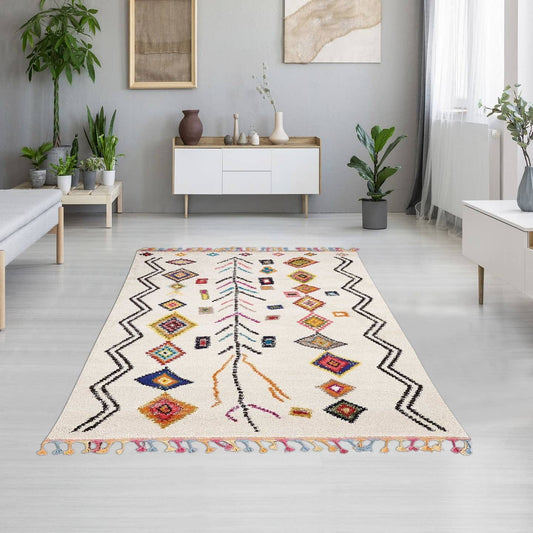 Fleurig vloerkleed
