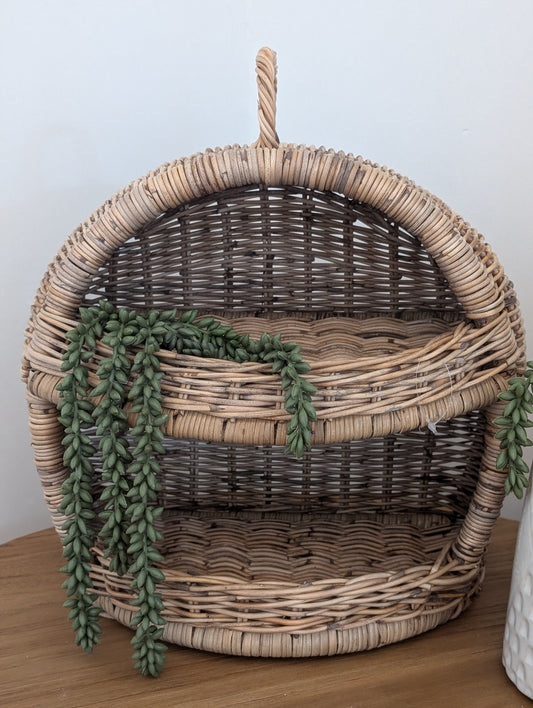 Rotan kastje 2 laags
