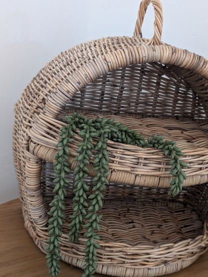 Rotan kastje 2 laags