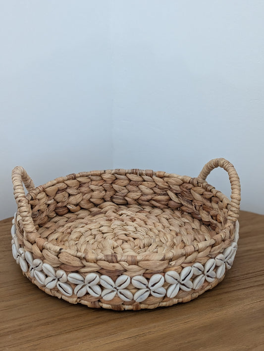 Dienblad met schelpjes
