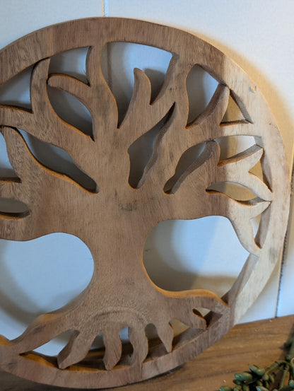 Three of life carving Groot
