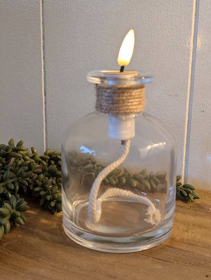 Fles met led lont