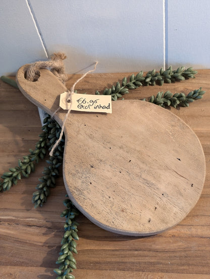 Houten plankje met handvat