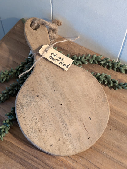 Houten plankje met handvat