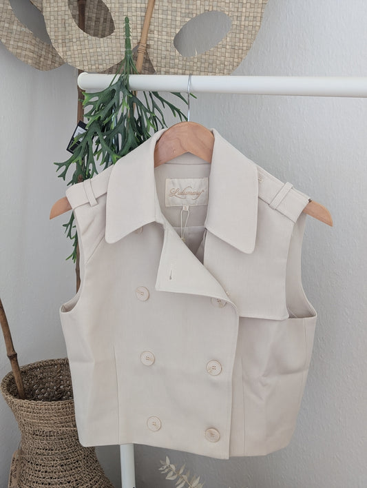 Gilet met knoopjes