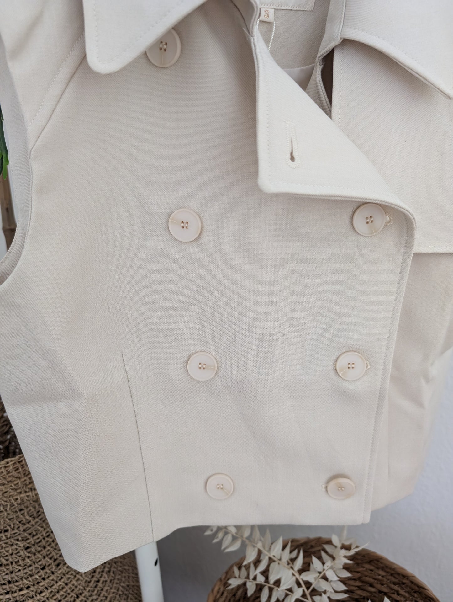 Gilet met knoopjes