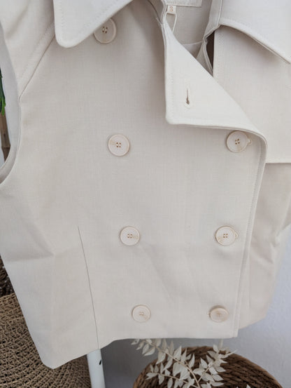 Gilet met knoopjes