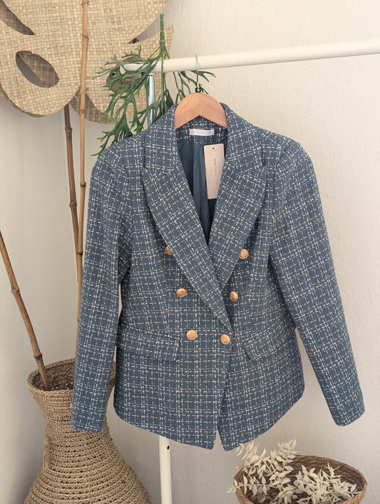 Blazer jeansblauw