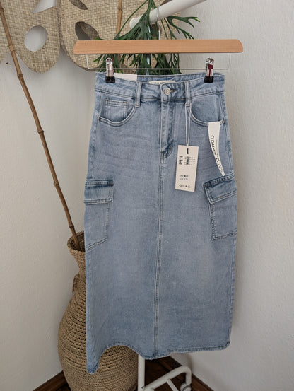 Cargo jeans rok