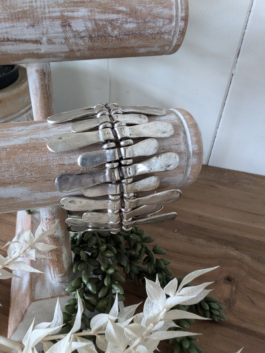 Armband zilverkleurig nr 4