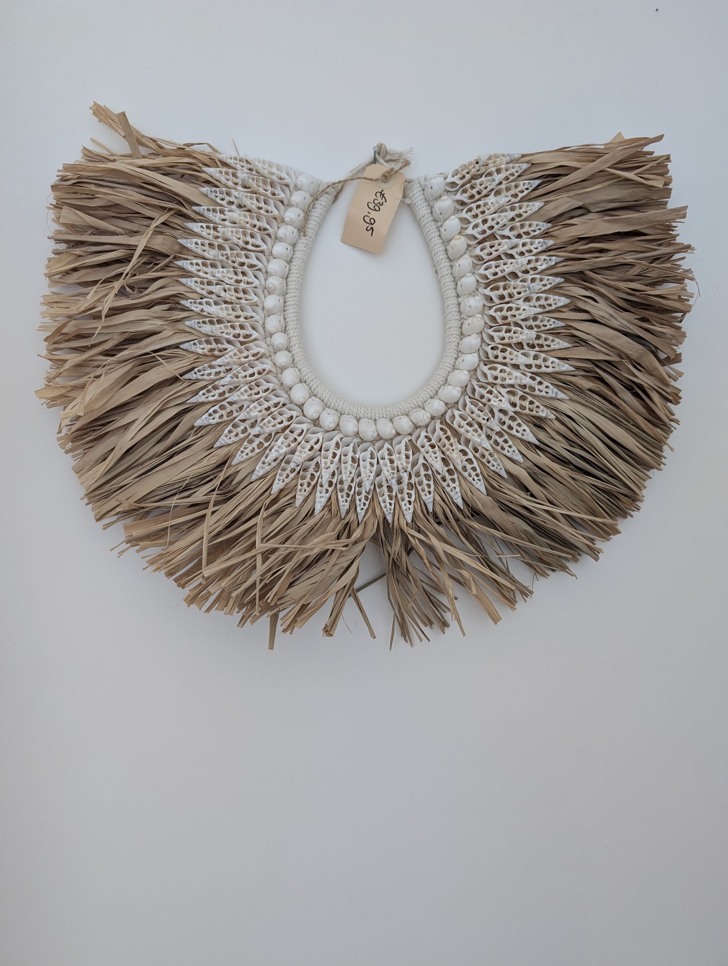 Wanddecoratie hanger met schelpjes