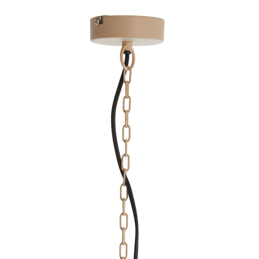Off white uittrekbare hanglamp